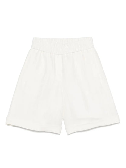 Crinkle-Effect Shorts