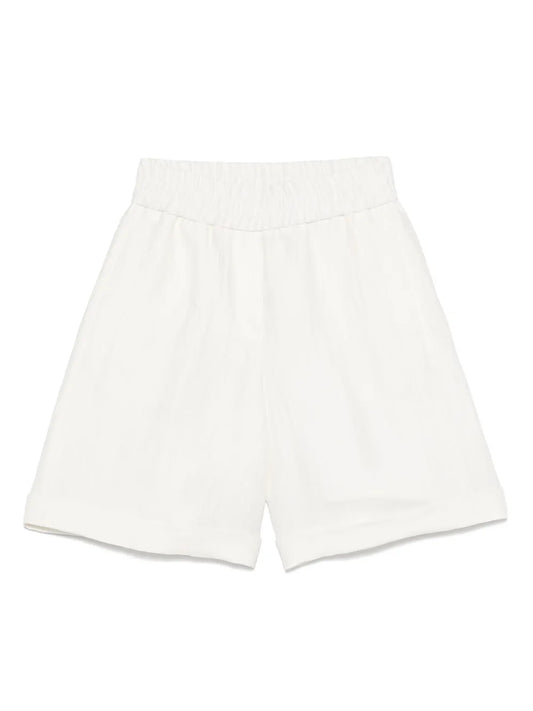Crinkle-Effect Shorts