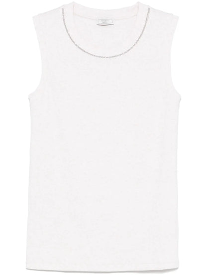 Punto Luce-Trim Jersey Tank Top