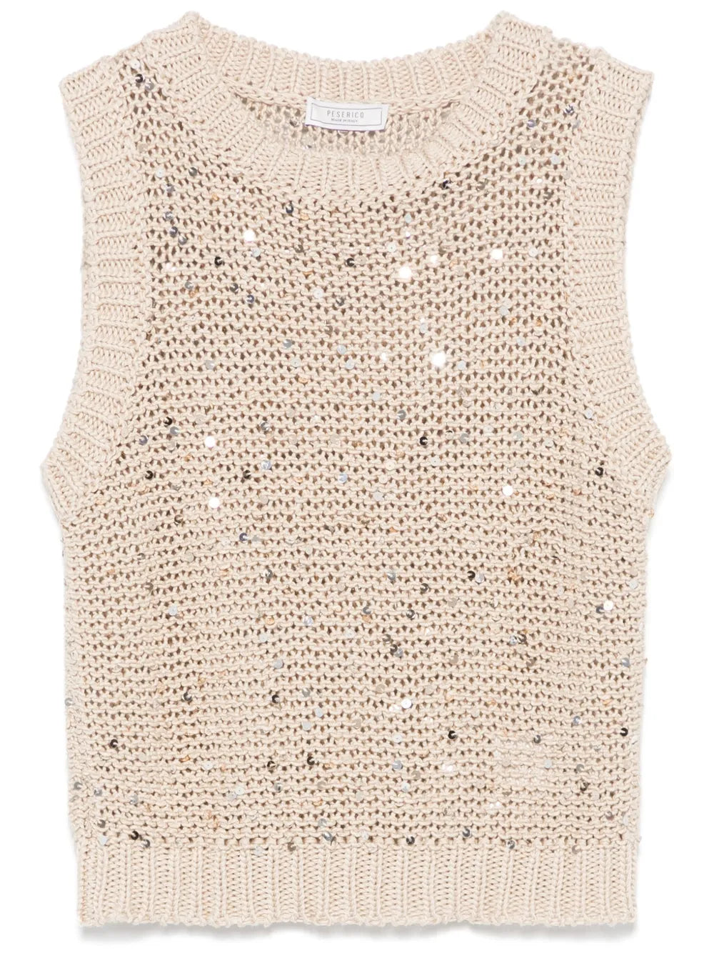 Sequinned Cotton Top