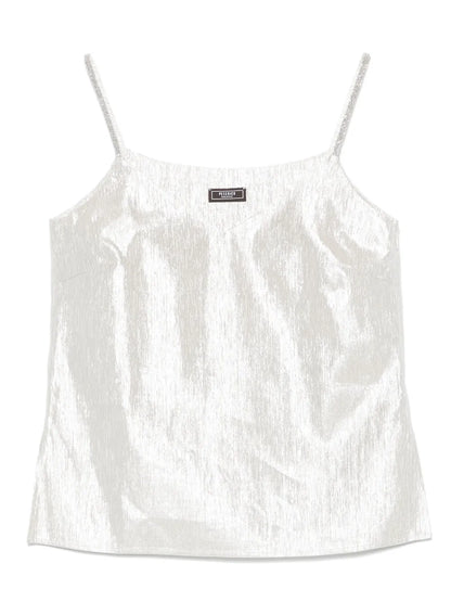 Metallic-Effect Top
