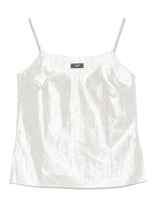 Metallic-Effect Top