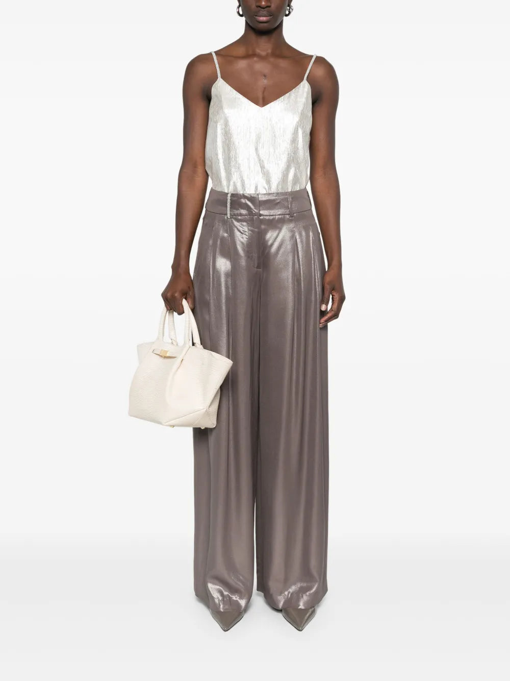 Metallic-Effect Top