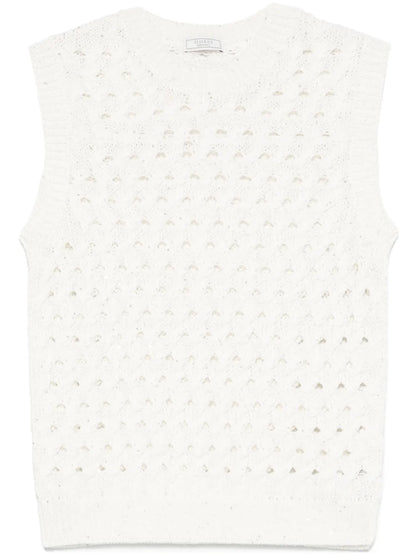 Sequined Knitted Top