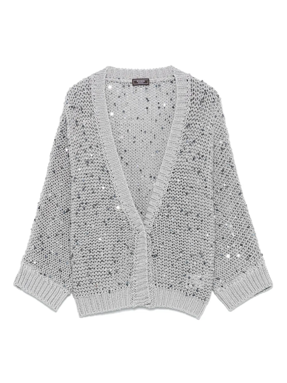 Sequin-Embellished Cardigan