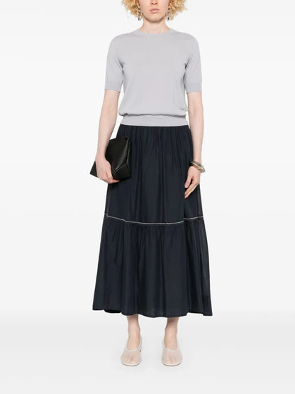 Cotton Voile Maxi Skirt