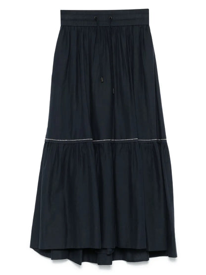 Cotton Voile Maxi Skirt