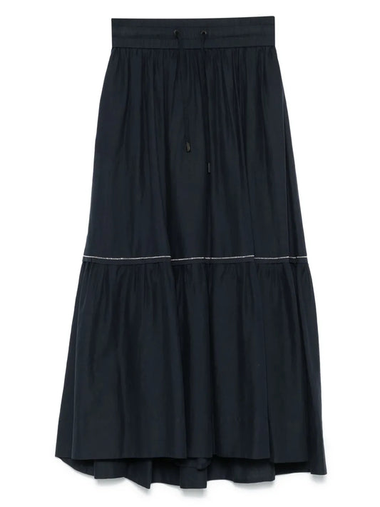 Cotton Voile Maxi Skirt