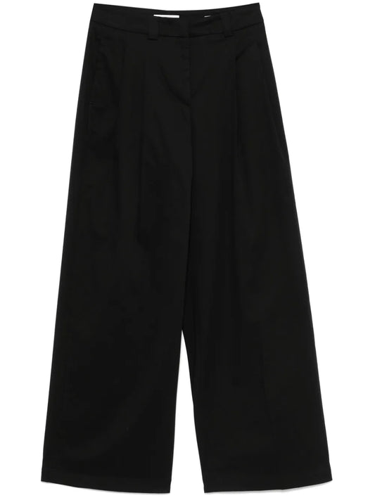 Gabardine-Weave Trousers