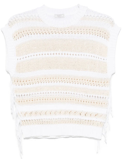 Sequin-Embellished Vest
