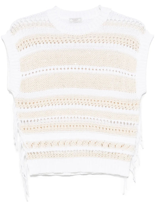 Sequin-Embellished Vest
