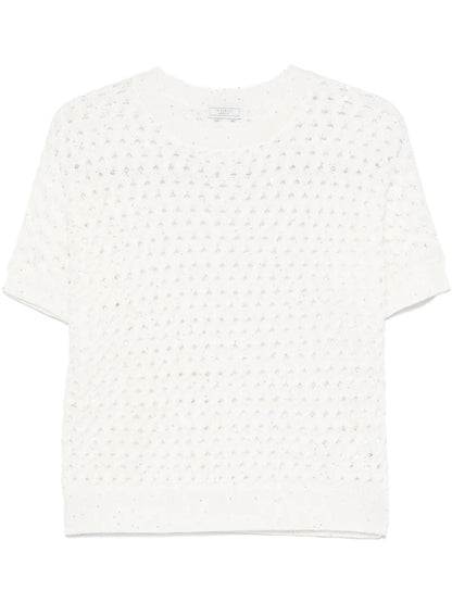 Sequined Knitted Top