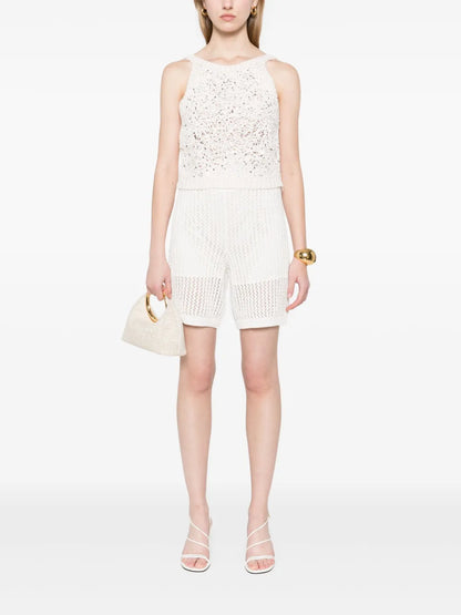 Sequin-Embellished Top