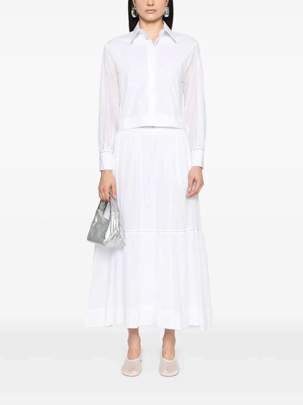Punto Luce-Chain Midi Skirt