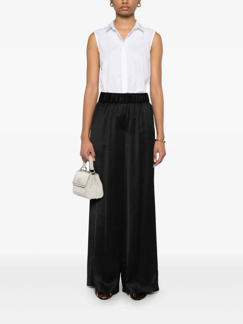 Satin Palazzo Pants