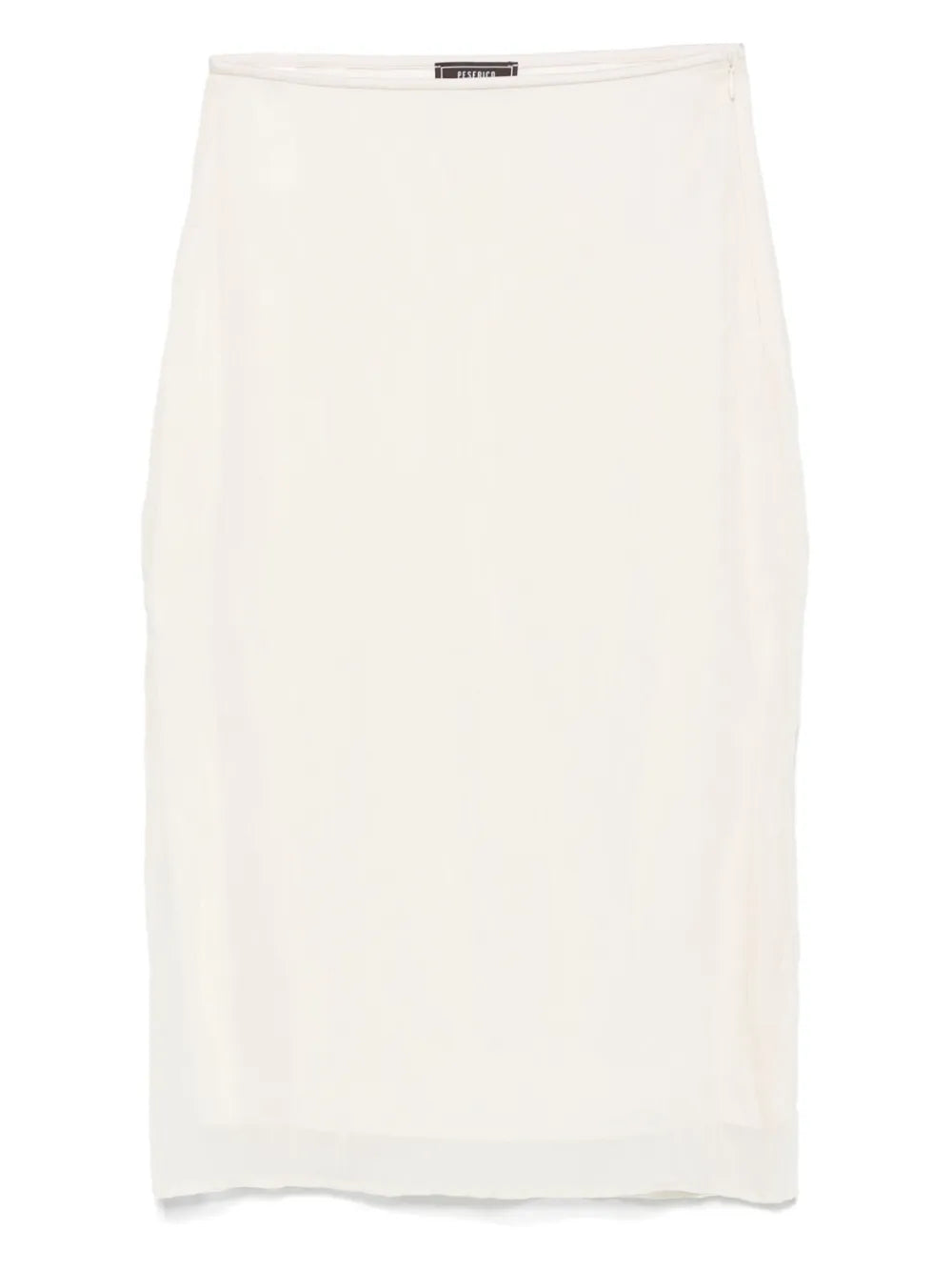 Crushed Organza Midi Skirt