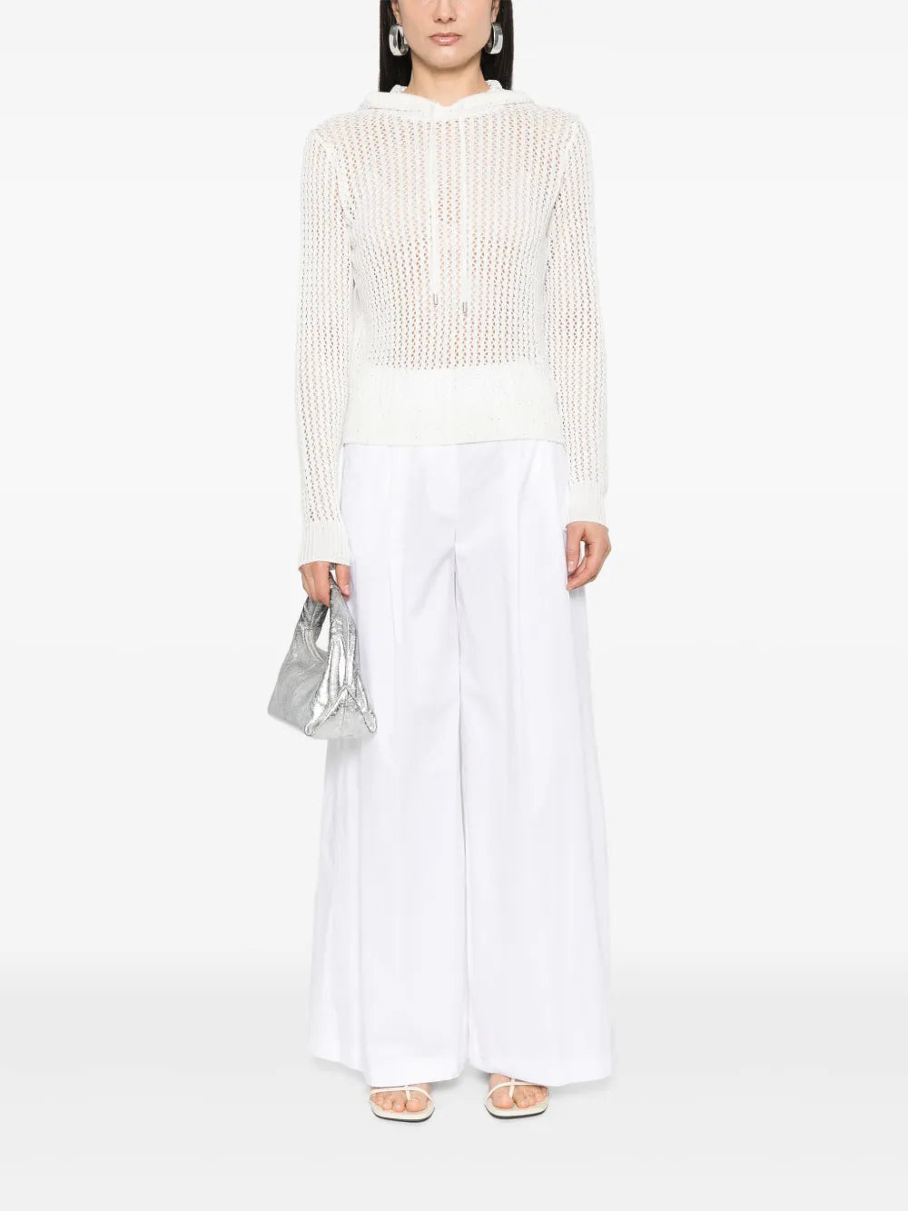 Pleated Palazzo Trousers