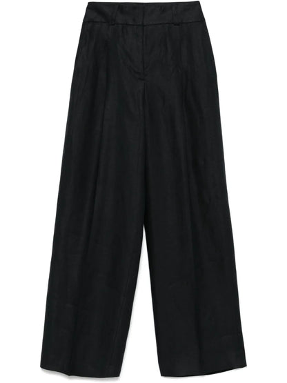 Linen Palazzo Trousers
