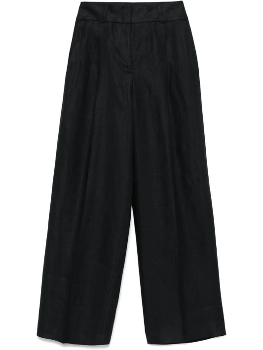 Linen Palazzo Trousers