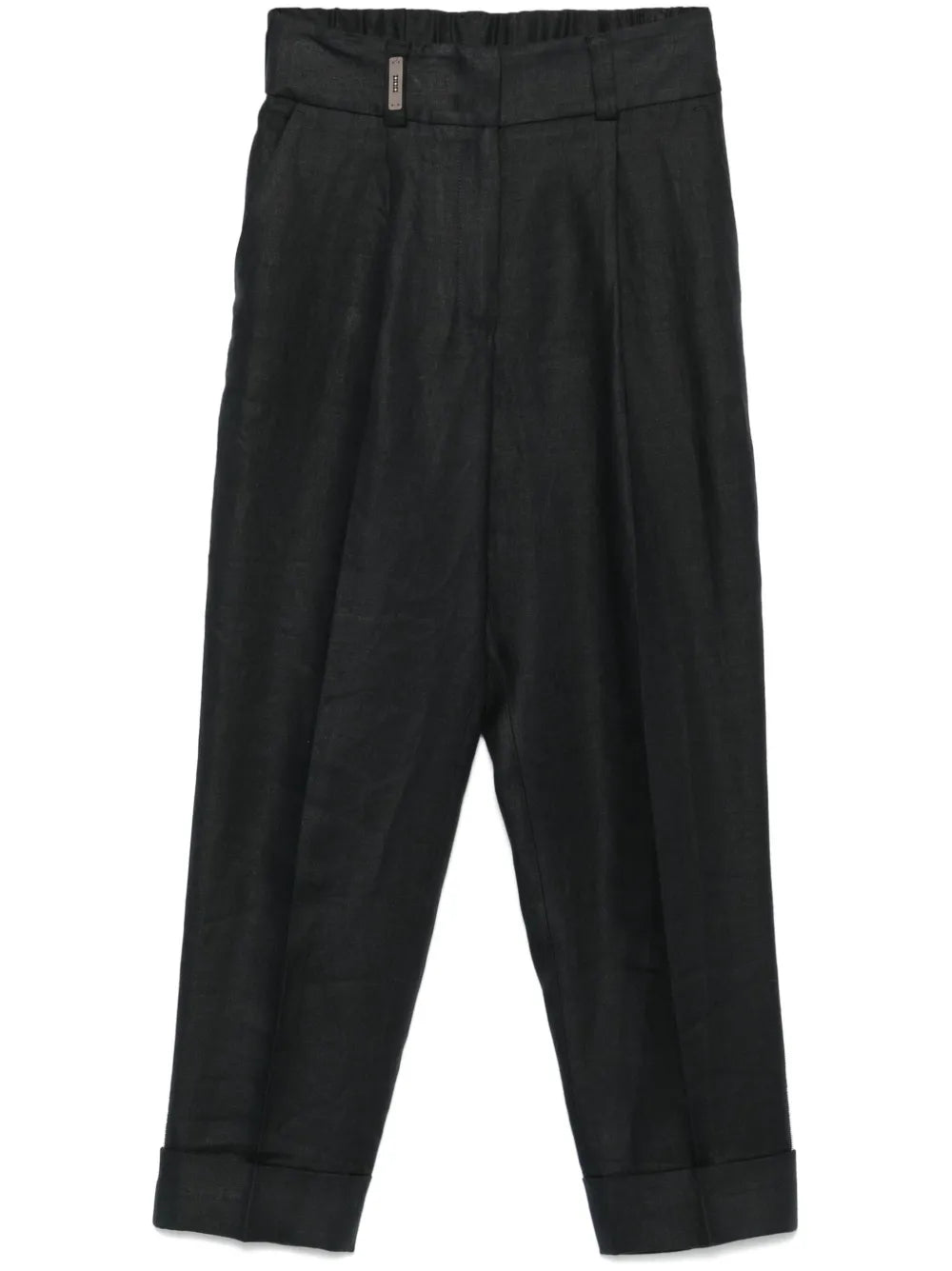 Beaded Trim-Detail Trousers