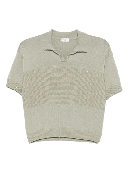 Sequin-Embellished Top