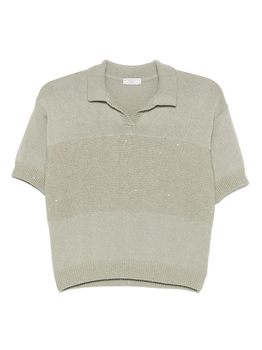 Sequin-Embellished Top