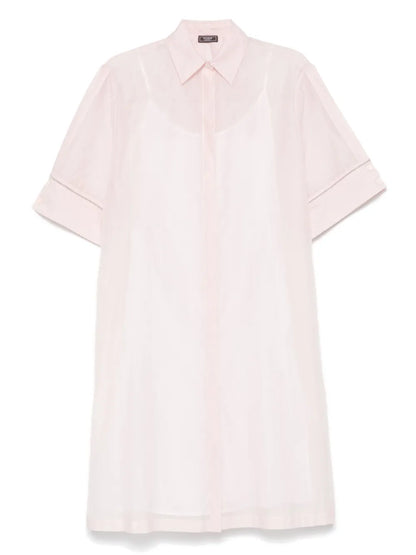 Semi-Sheer Midi Dress