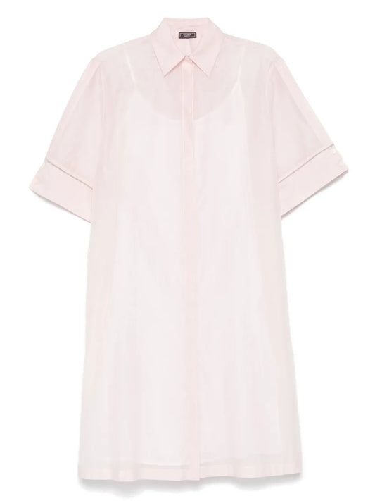 Semi-Sheer Midi Dress