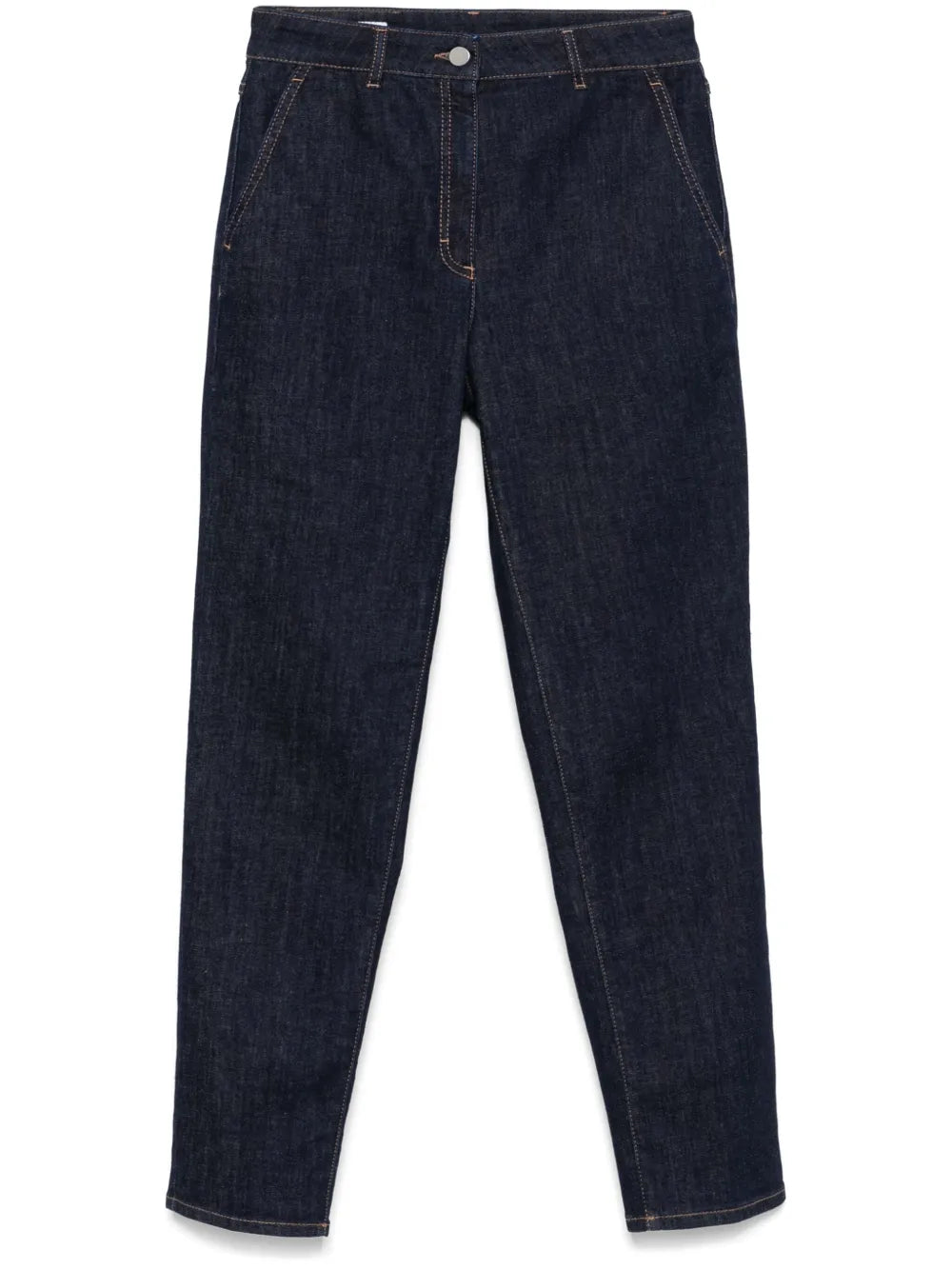 Tapered-Leg Jeans
