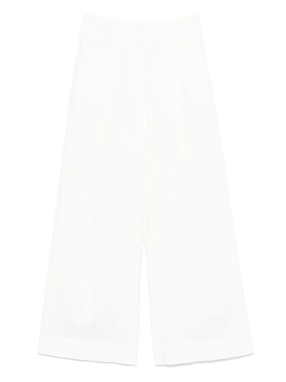 Garment-Dyed Gabardine Trousers