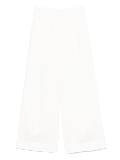 Garment-Dyed Gabardine Trousers
