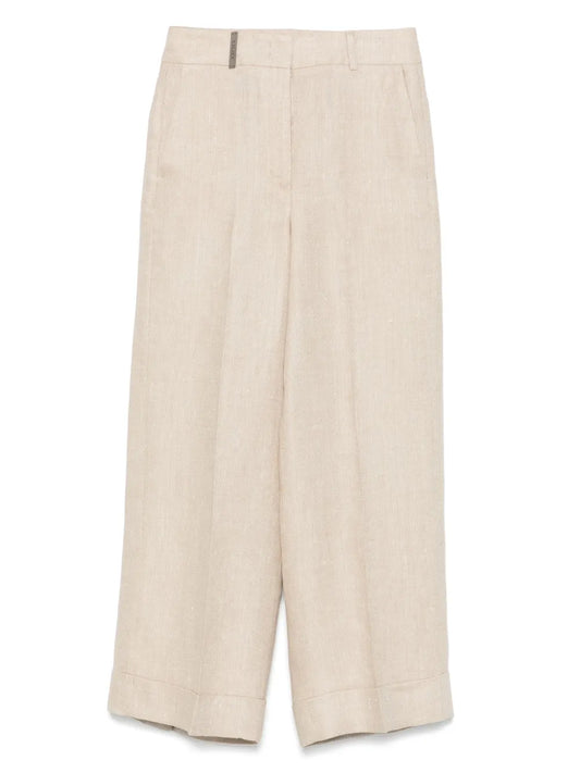 Straight-Leg Trousers