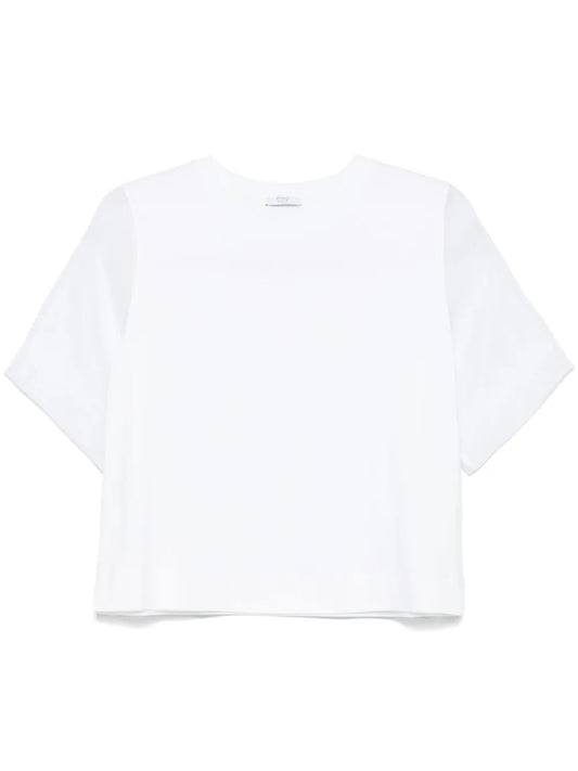 Organza-Detail T-Shirt