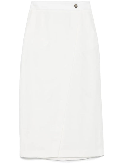 Wrap Midi Skirt