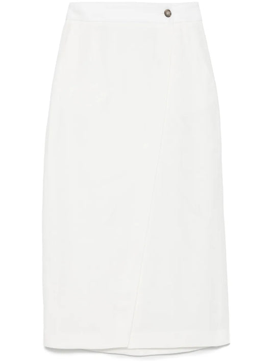 Wrap Midi Skirt