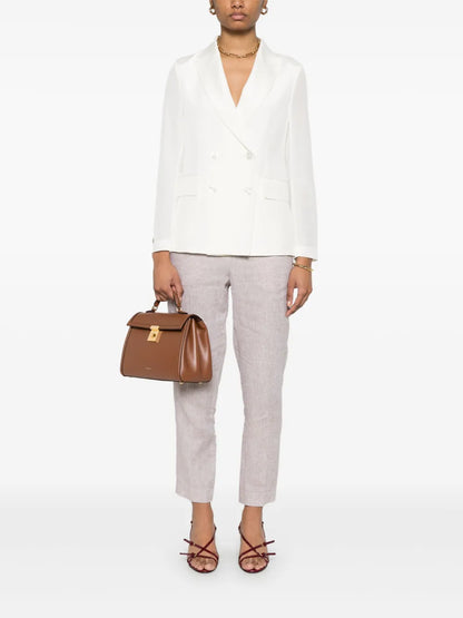 Crepe De Chine Blazer