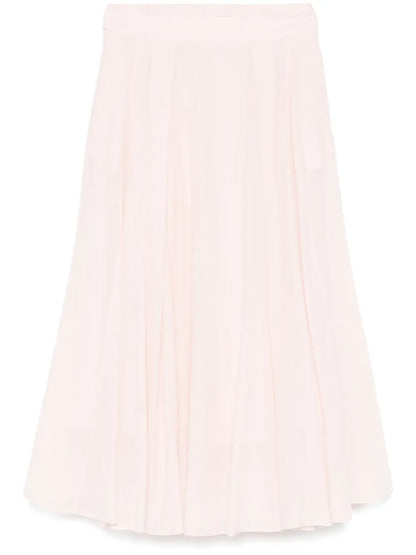 Cotton Midi Skirt