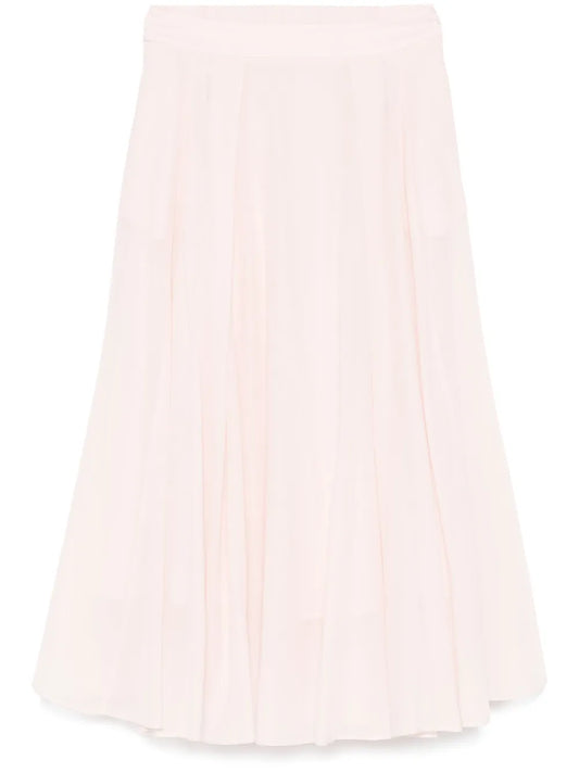 Cotton Midi Skirt