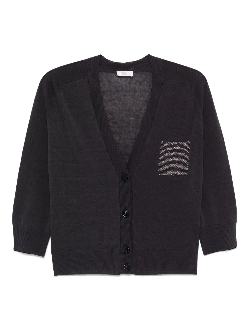 Bead-Embellished Cardigan