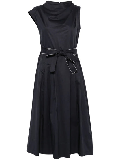 Poplin Midi Dress