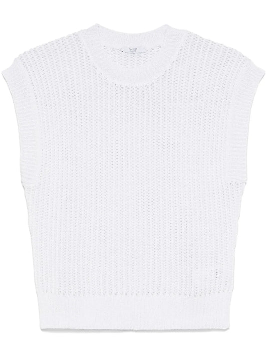 Ribbed-Knit Vest