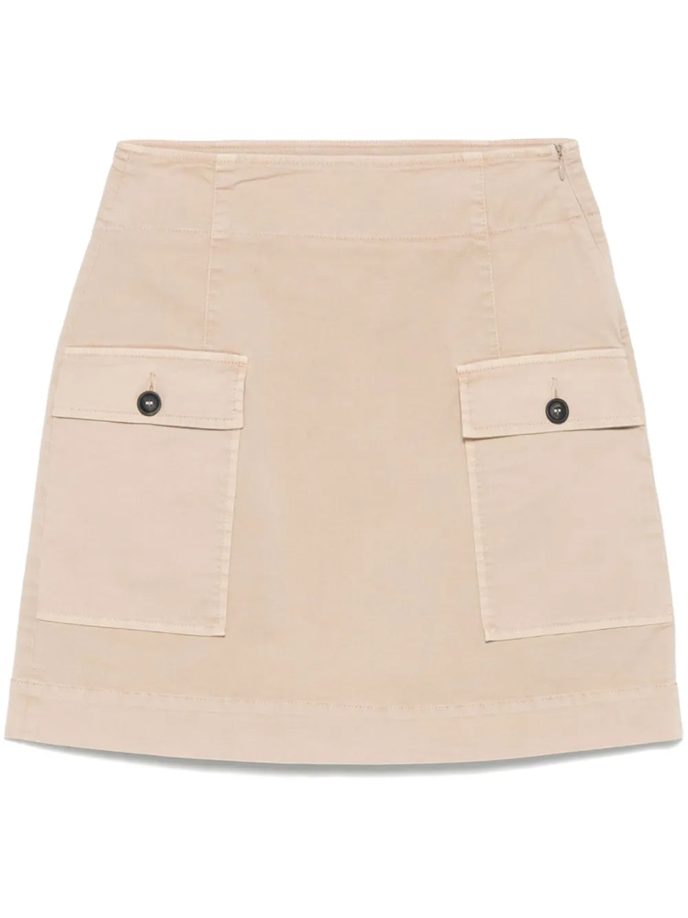 Twill Mini Skirt