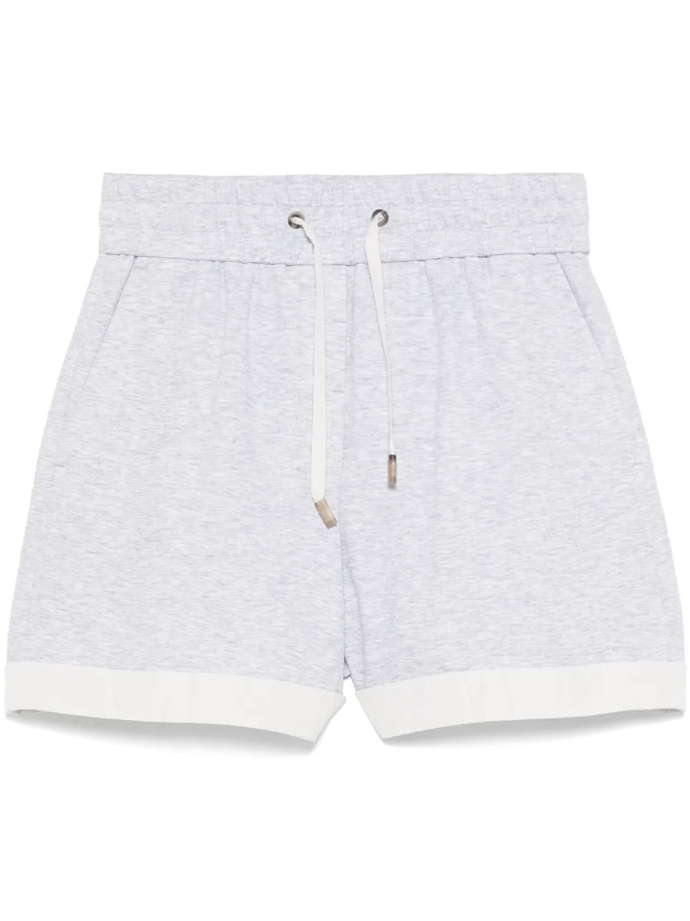 Mélange-Effect Shorts