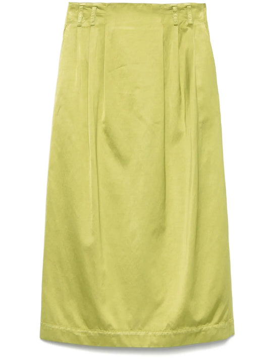 Satin Midi Skirt