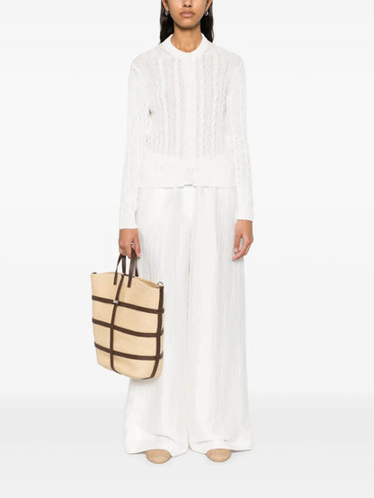 Crinkled Palazzo Pants