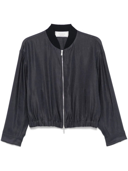 Gabardine Bomber Jacket
