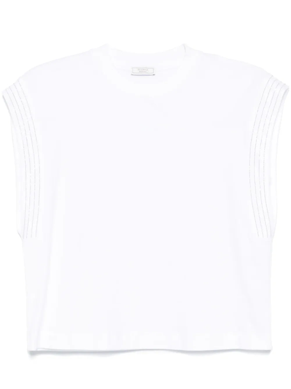 Ball Chain-Detailed T-Shirt
