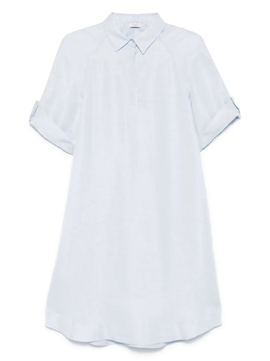 Short-Sleeves Mini Dress
