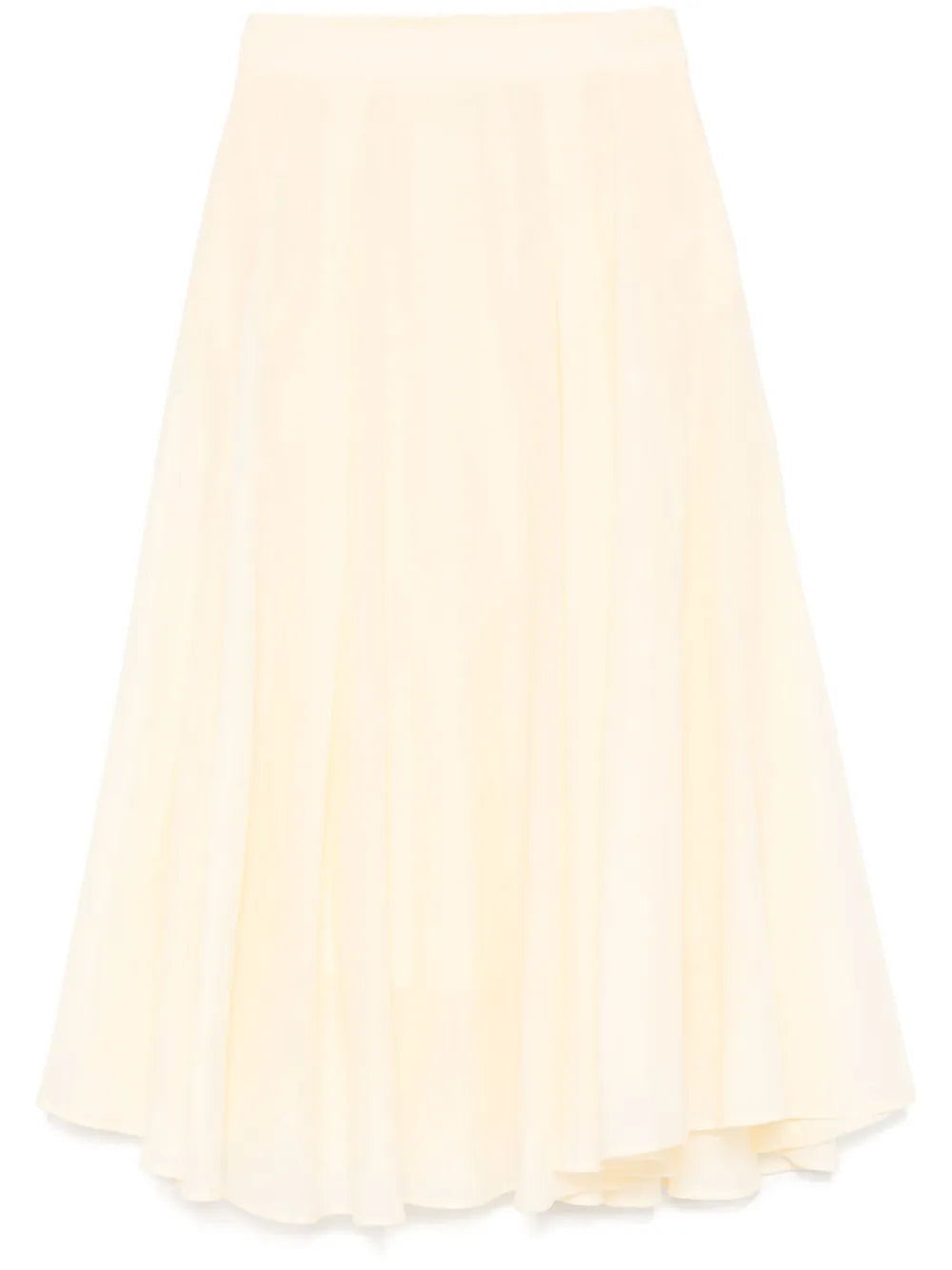 Cotton Midi Skirt