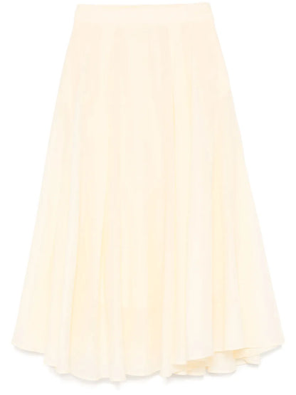 Cotton Midi Skirt